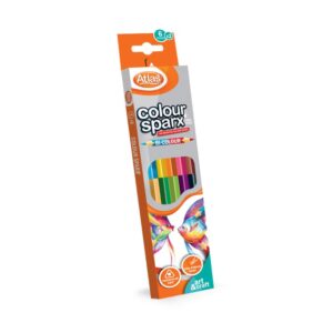 Atlas Colour Pencil 6Col BI Spar X 6Pkt