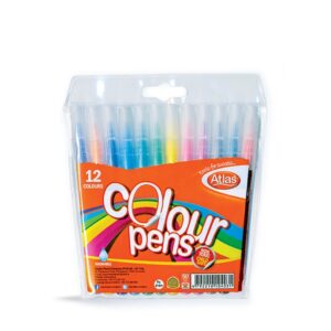 Atlas Colour Pen Wallets 12 Colours