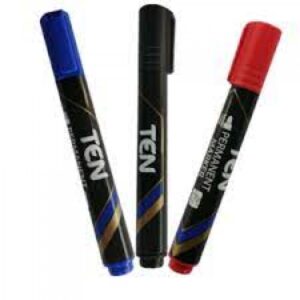 TEN Permanent Marker - Red